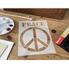 Stencil1 Peace Sign Stencil Durable Quality Reusable Stencils for Painting