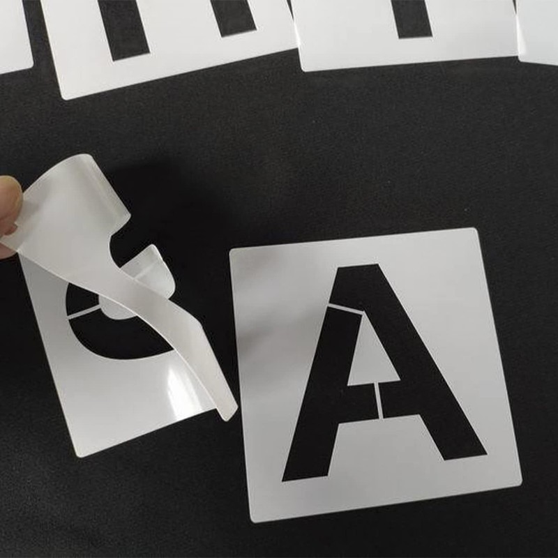 62 Pcs Numbers and Letters Stencils, Reusable Letters Numbers Template