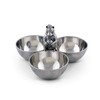 Arthur Court Squirrel 3 Bowl Nut/Snacks/Candy Ensemble - Cast Aluminum