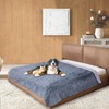 Waterproof Dog Bed Cover, Soft Plush Pet Blanket with Anti-Slip