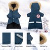 PINA Dog Coats for Small Dogs, Waterproof, Windproof, Hooded, Leash