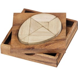 Egg Tangram - Wooden Brain Teaser Puzzle