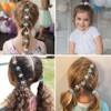 CIEHER 8 Pack Snowflake Hair Clips Snow Hairpins, Hallween Christmas