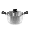 Bene Casa Aluminun Flan Mold Double Boile with Glass Lid