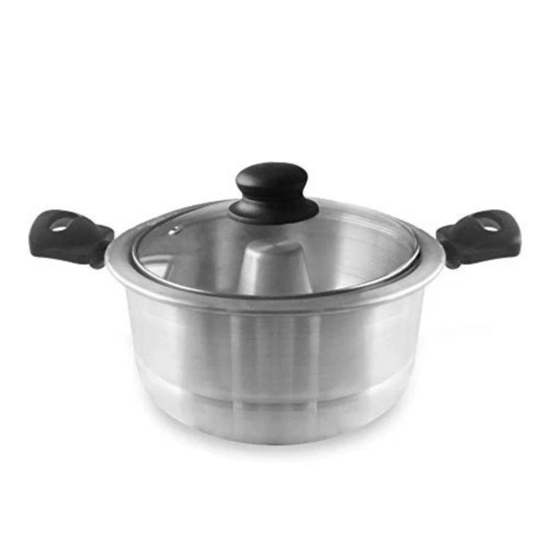 Bene Casa Aluminun Flan Mold Double Boile with Glass Lid