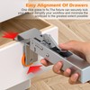 2 Pcs Drawer Front Installation Clamps, Adjustable Cabinet Clamps Cabinets