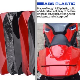 Midimttop Mototcycle Passenger Pillion Rear Seat Cover Solo Fairing Cowl compatible for HO&N&DA CB650R CBR650R CB 650R CBR 650 R Accessories 2024 2025(Matte Black)