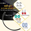 800-671 A/C Line Splice Connector Splicer Coupler Kit for 3/8"