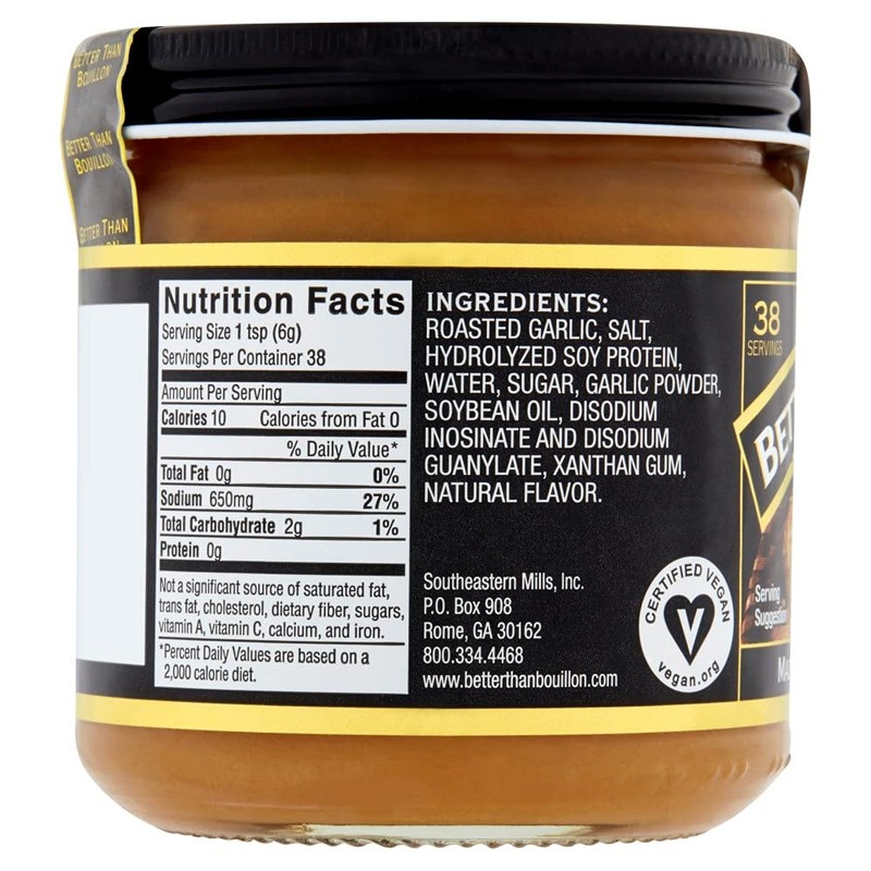 Better Than Bouillon Premium Roasted Garlic Base, Made with Seasoned