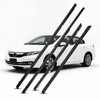 4Pcs Window Weather Stripping Moulding Weatherstrip Trim Seal Belt Compatible