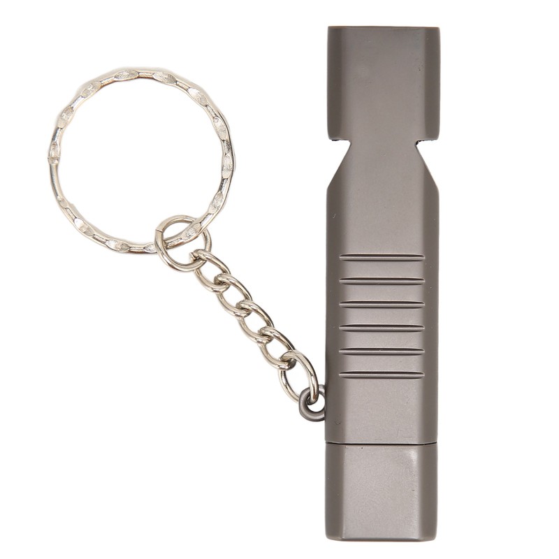 Whistle Flash Drive SOS Outdoor Waterproof 120dB Sound Multifunction Zinc