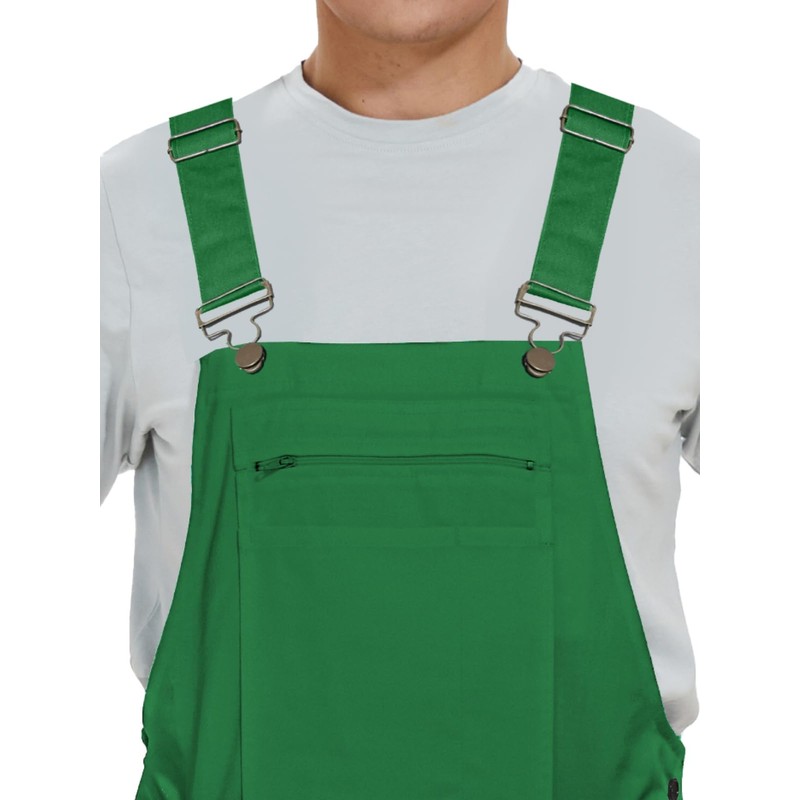 WORK IDEA Men's Bib Overalls,Men's Overalls Workwear Lightweight with Adjustable