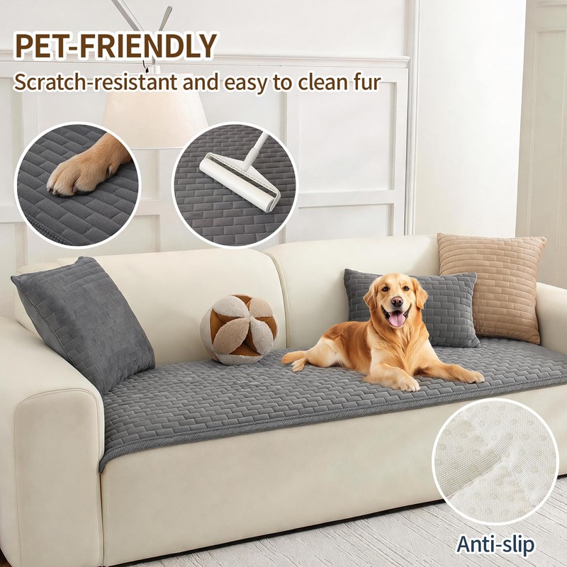 Warmstar Waterproof Couch Cover for Dogs Washable,Pet Couch Covers for