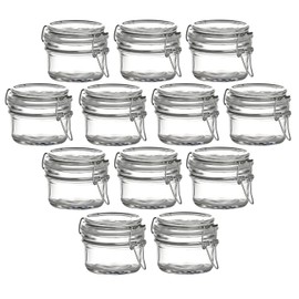 gouveo set of flip top jars ml incl. 28-page bottle discount recipe brochure storage jars with flip top