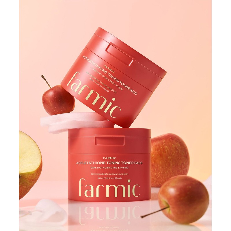 Pamick Pamique Apple Tacheon Toning Toner Pad 160ml 60 sheets