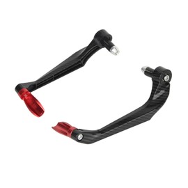 Qqmora Protector de Mano para Palanca de Freno de Motocicleta, aleación de Aluminio Rojo, Accesorio de conversión para Deportes al Aire Libre.