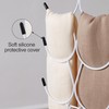 1 Pack Scarf Holder with 12 Compartments, Scarf Hangers, Scarf