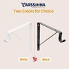 Yarssihha 2 Pack Closet Rod Bracket, 12 x 10.4 Inch