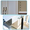 Shknldzsm 3 Inch Shutter Screws and Caps Hinged Screw Covers