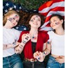 4th of July Decorations Temporary Tattoos -80Pcs America,Red White and