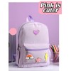 Bulyoou Preppy School Backpack Set for Girls Backpack and Lunch