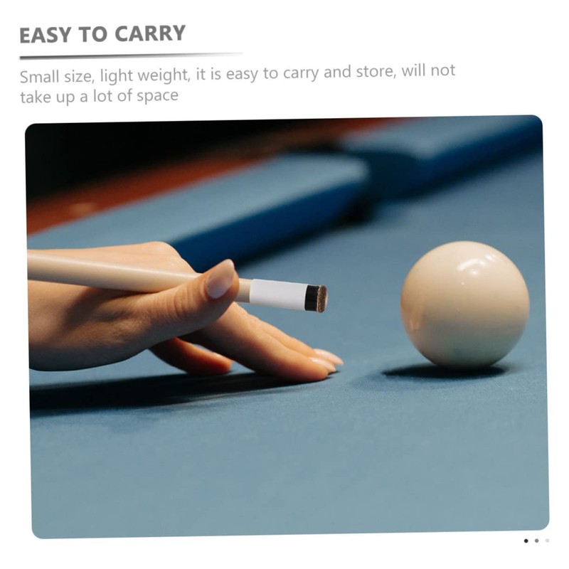 BESPORTBLE 2sets Pool Stick Tips Billiard Replacement Leather Billiard Necessity