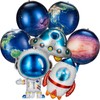 8 Pieces Galaxy Space Balloons Large Outer Space Cartoon Balloons