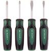 SK Hand Tool 86335 Cushion Grip Stubby Screwdriver Set, 4-Piece
