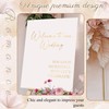 Watersay 2 Pcs Welcome to Our Wedding Mirror Decal Vinyl