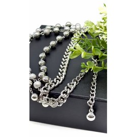 Alwasytyle4you Women Silver Metal Chain Boot Bracelet Shoe Ball Waves Anklet Charm Modern Style