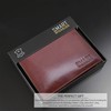 RFID Wallet - Contactless Card Protection - Shiny Brown Genuine