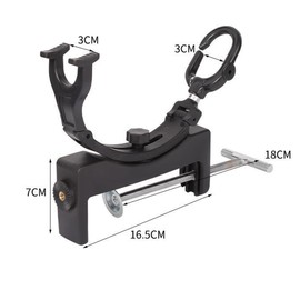 【2025年】360° Rotating Multi-functional Fishing Rod Stand for Boat/Kayak/Bridge Use, Salt-resistant Aluminum, Height Adjustable, Compatible with Sea Rod/Raft Rod/Hand Rod, Strong Clamp Included