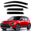 KPY Rain Guards Fit for 2020-2026 Kia Soul, Out-Channel Window