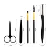 Eyebrow Grooming Set-Ruicoo Eyebrow Kit Stainless Steel Eyebrow Brush with