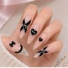 Chic princess handmade nail tips - Stiletto L / 시크