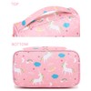 FlowFly Kids Double Decker Cooler Insulated Lunch Bag Large Tote