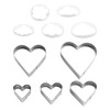 10 Piece Baking Tools, Cookie Cutters, Heart Shaped Cookie Cutters,