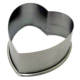 Patissiere 18 – 8 Heart 抜型 φ 40 X H45 PP – 589