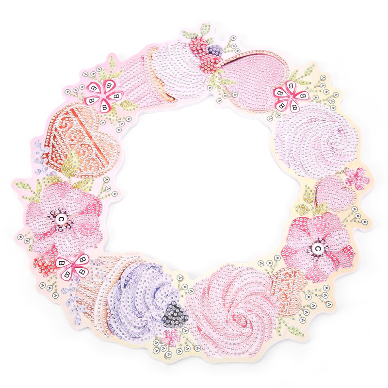 DIY Rhinestones Painting Garland Pattern Crystal Embroidery Picture Decoration KitDZ606