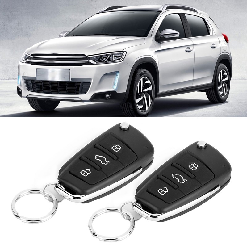 Universal Car Alarm System 3 Buttons Keyless Central Lock Remote