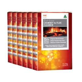 Firewise 18 Treatments Soot-Loose Chimney & Flue Cleaner Dissolves Soot, Tar and Creosote Increases Heater Efficiency, Reduces Smoke Emissions & Non-Corrosive