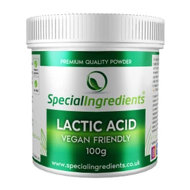 Special Ingredients Lactic Acid Powder 100g - Vegan Friendly Ideal for Vegan Cheese and Butter, Non-GMO - Recyclable Container