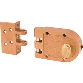 Kaba Ilco Auxiliary Lock, Jimmyproof Deadlock, Bronz (530-53-51)