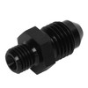 1 Pair AN4 to M8 Oil Cooler Fitting Adapter Black