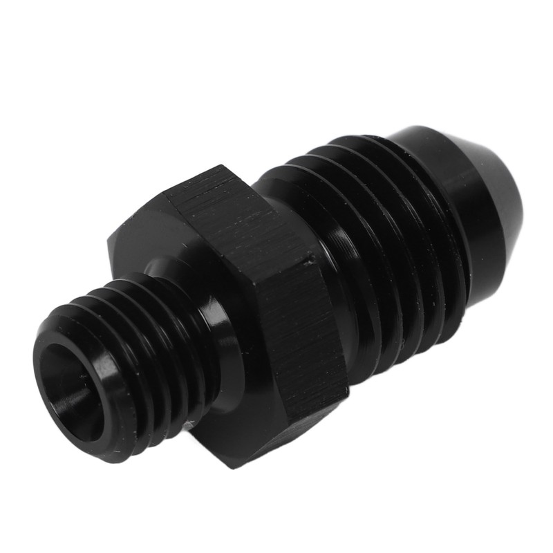 1 Pair AN4 to M8 Oil Cooler Fitting Adapter Black