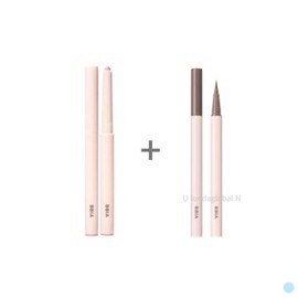 Pia 삐아 우유 애교살 2종 03 복숭아 + 음영 펜 라이너 Pia Milk Sal 2-Kind 03 Peach + Eyeshadow Pen Liner