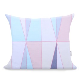 DecoKing Ducato Collection Pillow Case, Modern Cotton Mako Satin Pillow Case With Zip, 50x60