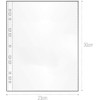 A4 Punch Pockets 50 Pack – 20 Micron Clear Plastic