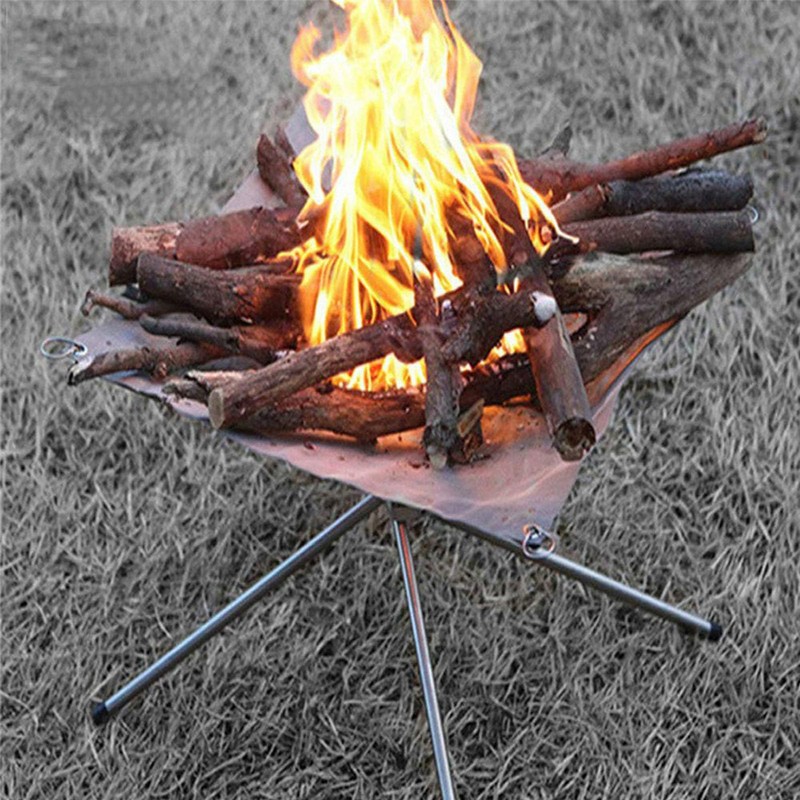 Portable Fire Pits - Foldable Outside Firepit for Patio -