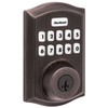Kwikset 620TRL-ZW SmartCode Traditional Single Cylinder Touchpad Electronic Deadbolt with